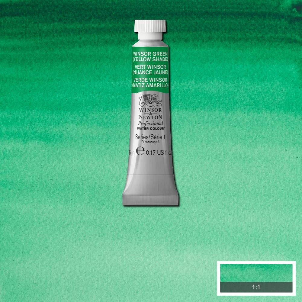W&N pro. aquarelverf tube 5ml Winsor Green (Yellow shade)