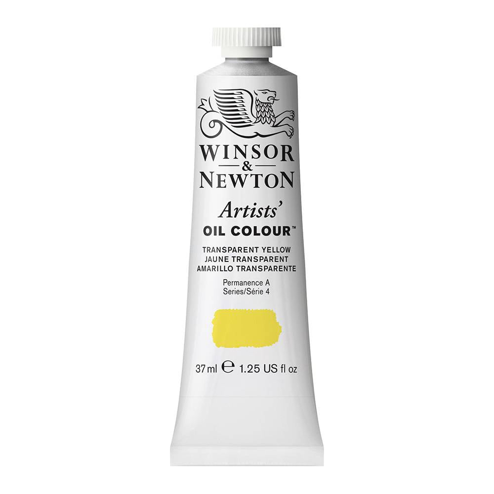 W&N Artists olieverf 37ml Transparent Yellow 653