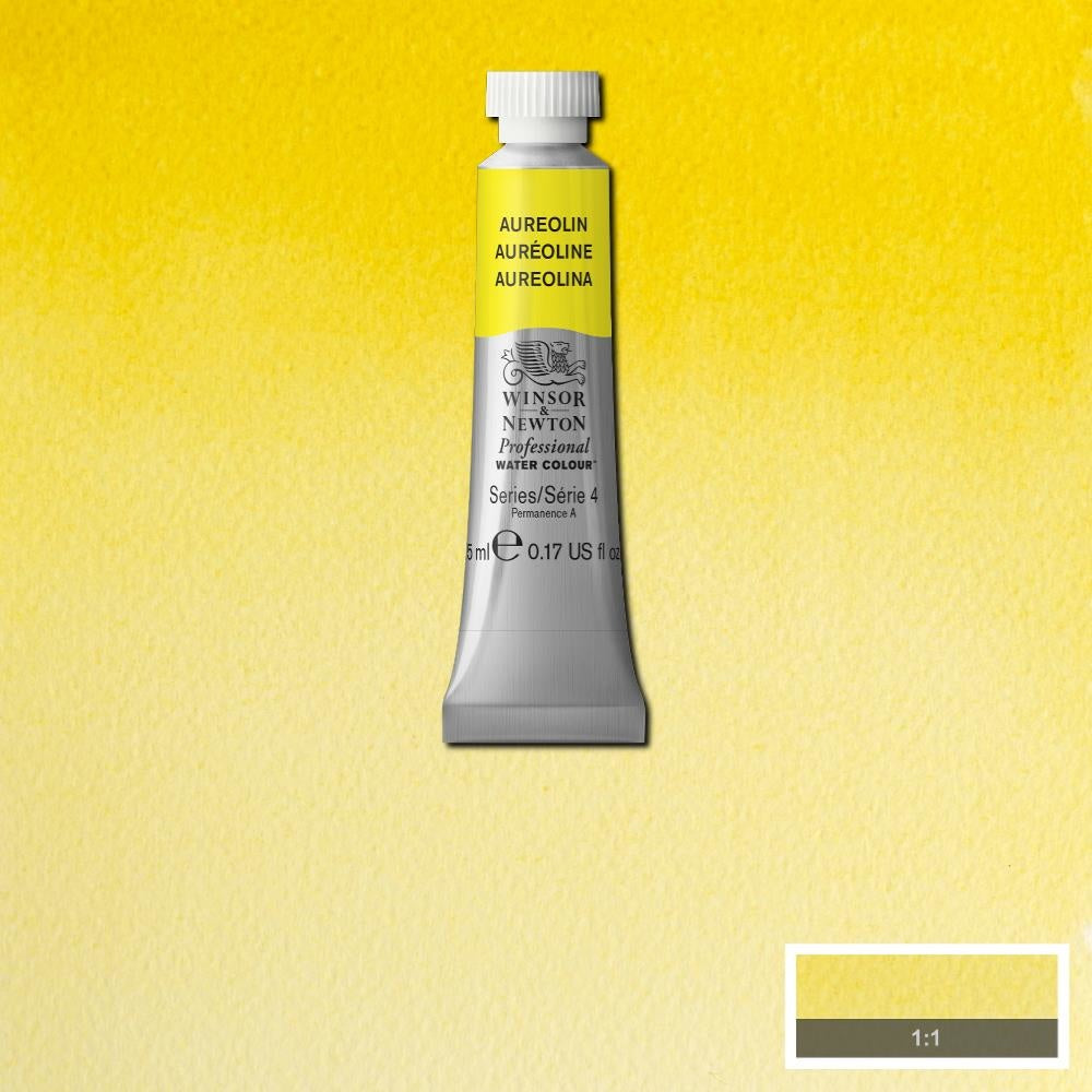 W&N pro. aquarelverf tube 5ml Aureolin