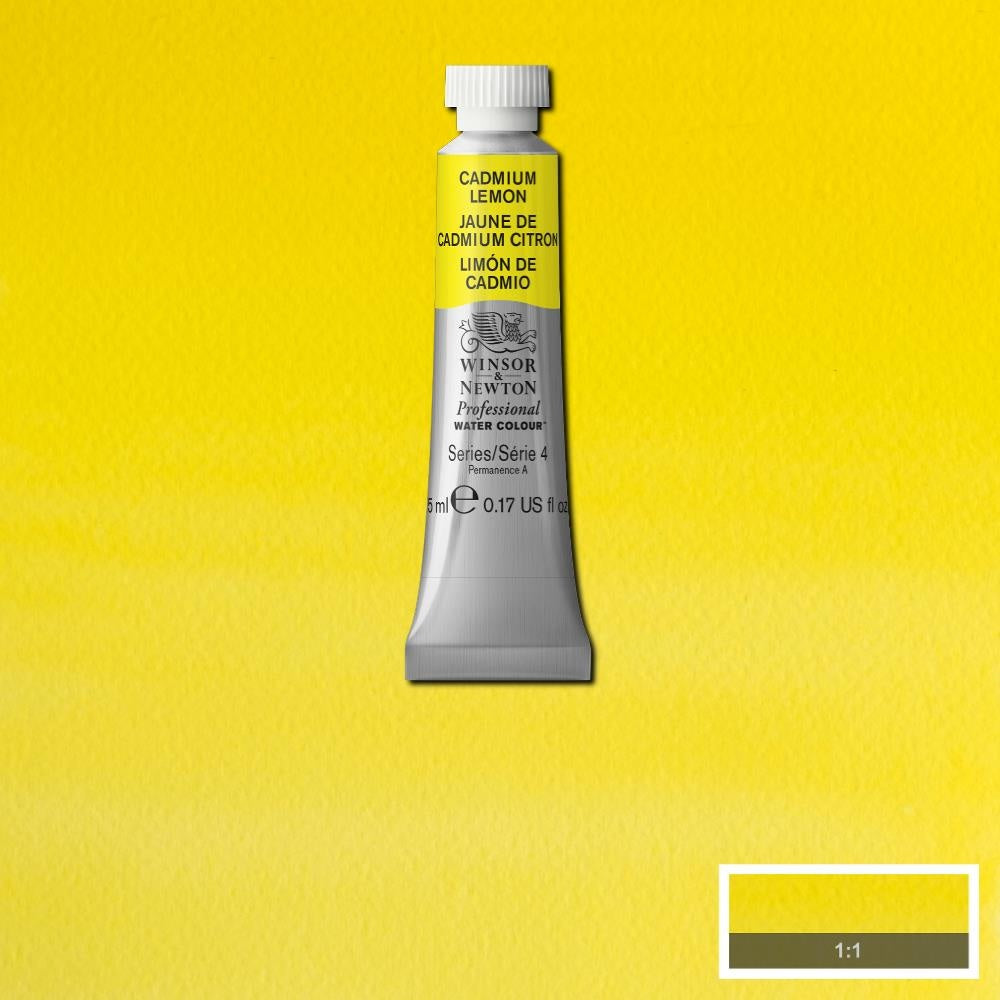 W&N pro. aquarelverf tube 5ml Cadmium Lemon