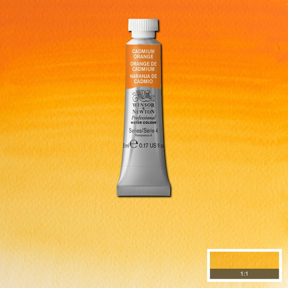 W&N pro. aquarelverf tube 5ml Cadmium Orange