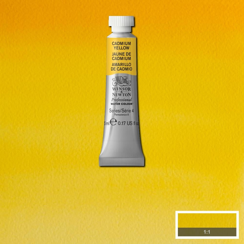 W&N pro. aquarelverf tube 5ml Cadmium Yellow