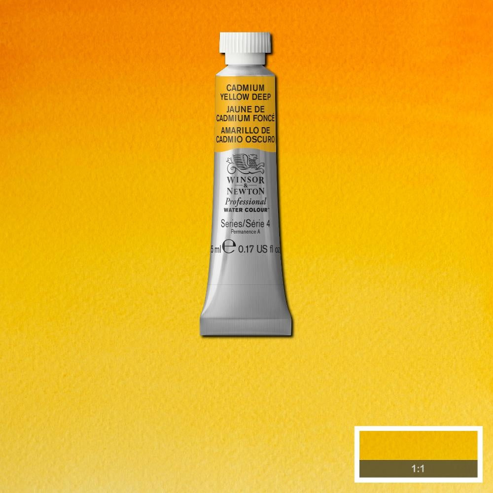 W&N pro. aquarelverf tube 5ml Cadmium Yellow Deep
