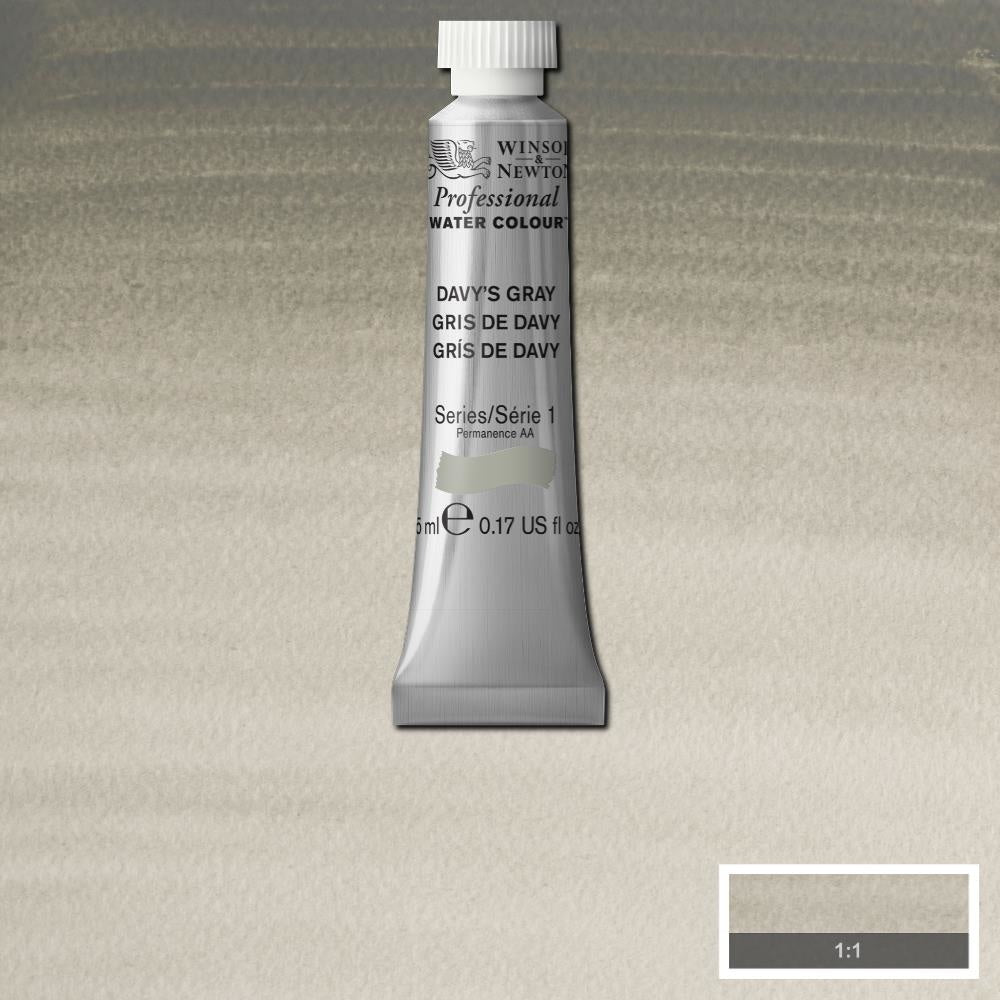 W&N pro. aquarelverf tube 5ml Davy's Gray