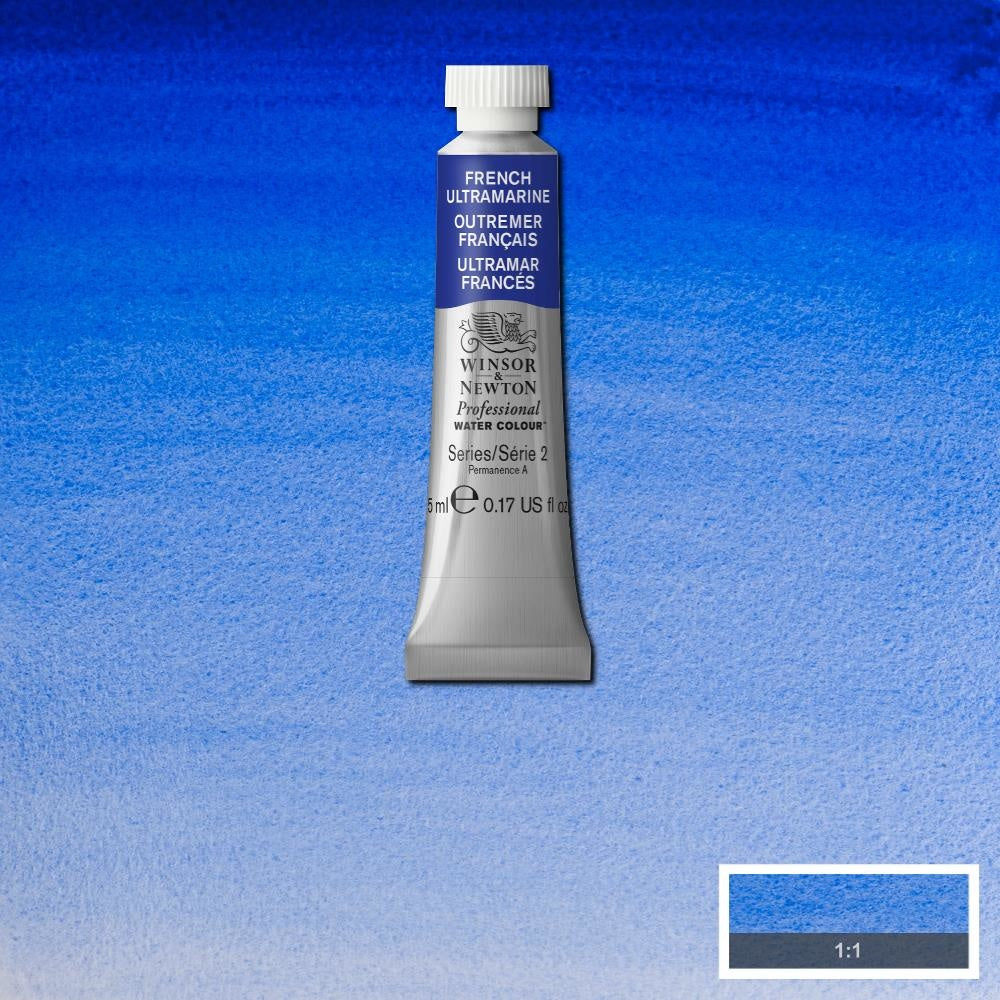 W&N pro. aquarelverf tube 5ml French Ultramarine