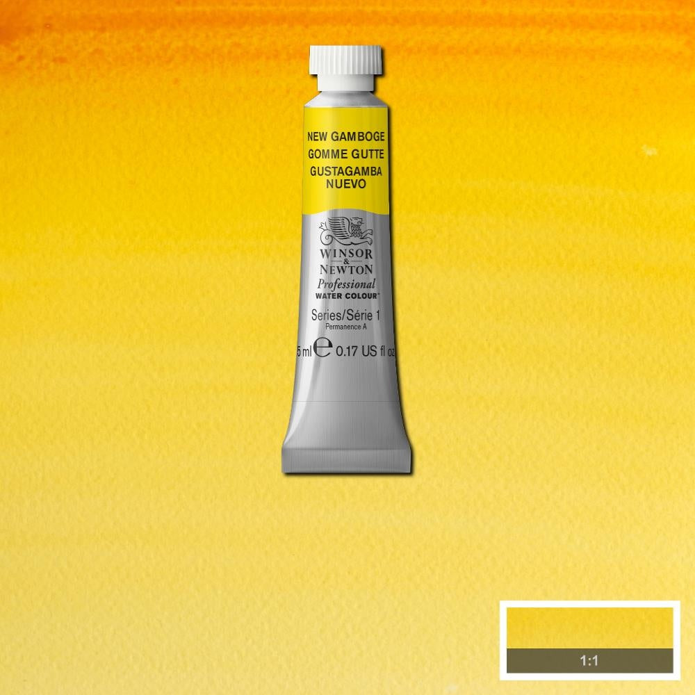 W&N pro. aquarelverf tube 5ml New Gamboge