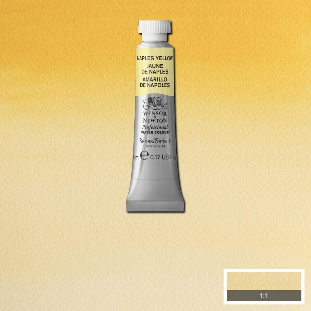 W&N pro. aquarelverf tube 5ml Naples Yellow