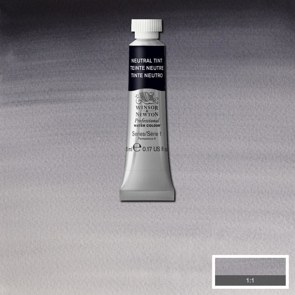 W&N pro. aquarelverf tube 5ml Neutral Tint