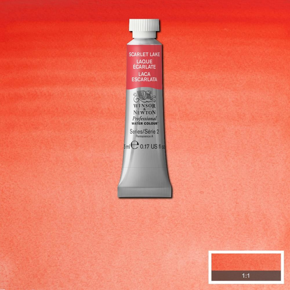W&N pro. aquarelverf tube 5ml Scarlet Lake