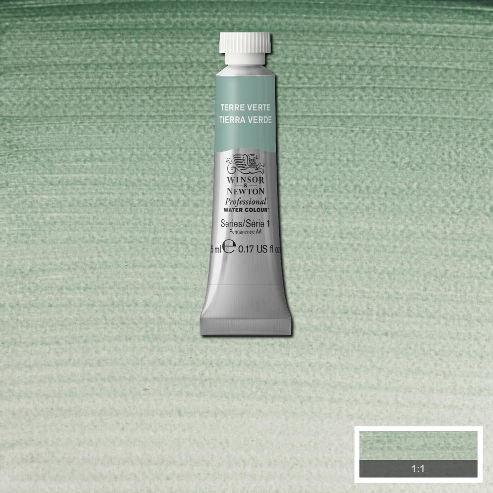 W&N pro. aquarelverf tube 5ml Terre Verte