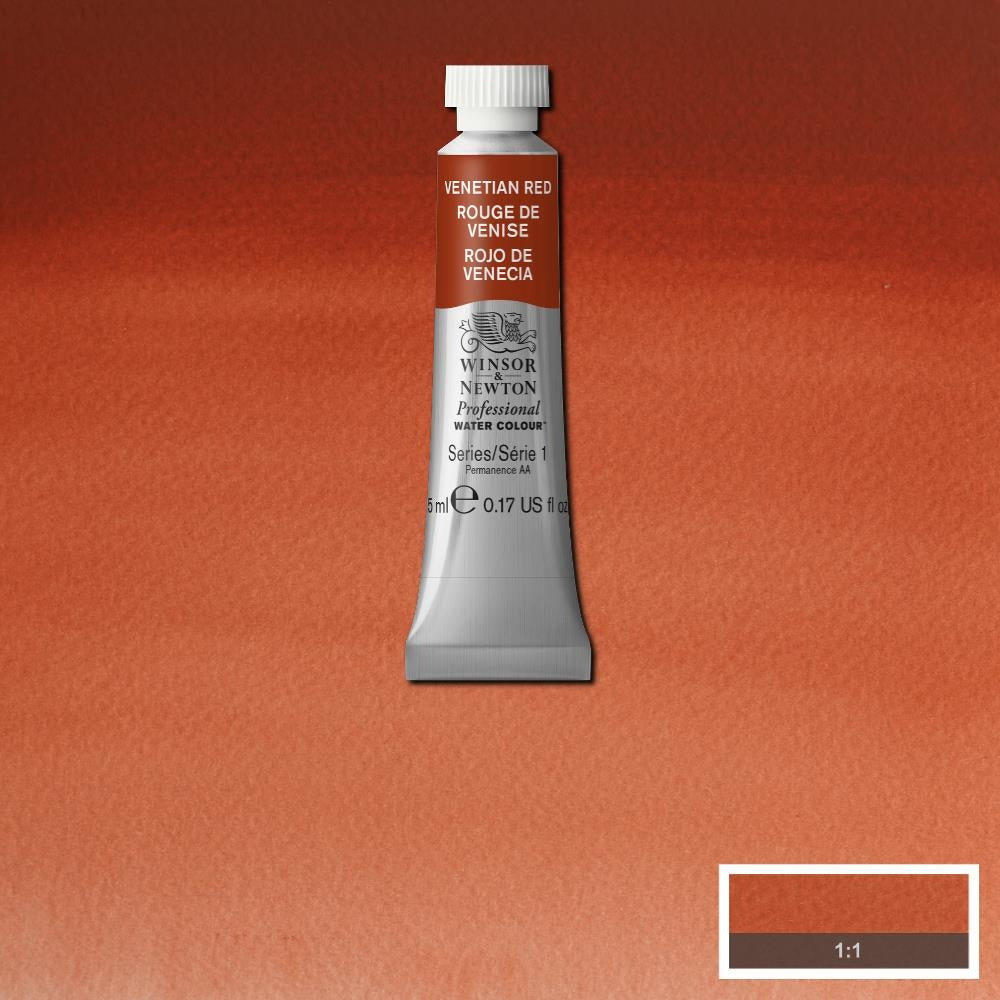 W&N pro. aquarelverf tube 5ml Venetian Red