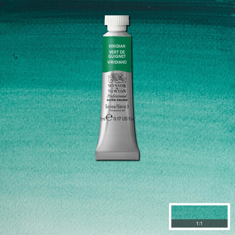 W&N pro. aquarelverf tube 5ml Viridian