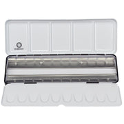 Aquarelverf lege metalen set 24 halve napjes