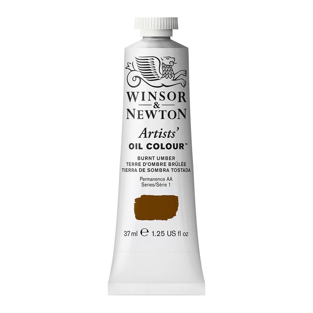 W&N Artists olieverf 37ml Burnt Umber 076