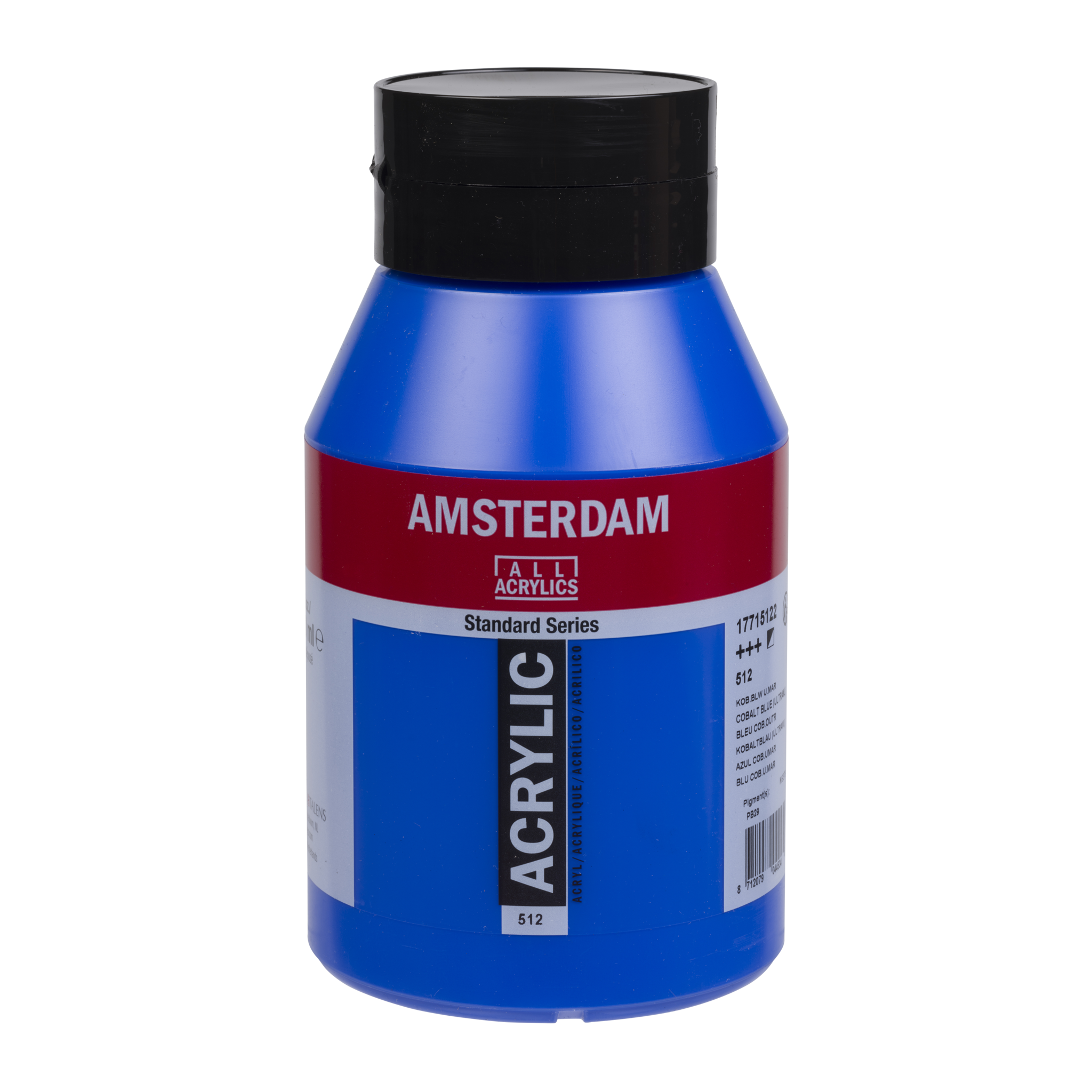 Amsterdam Standard Series Acrylic Paint Pot 1000 ml Cobalt Blue (Ultramarine) 512