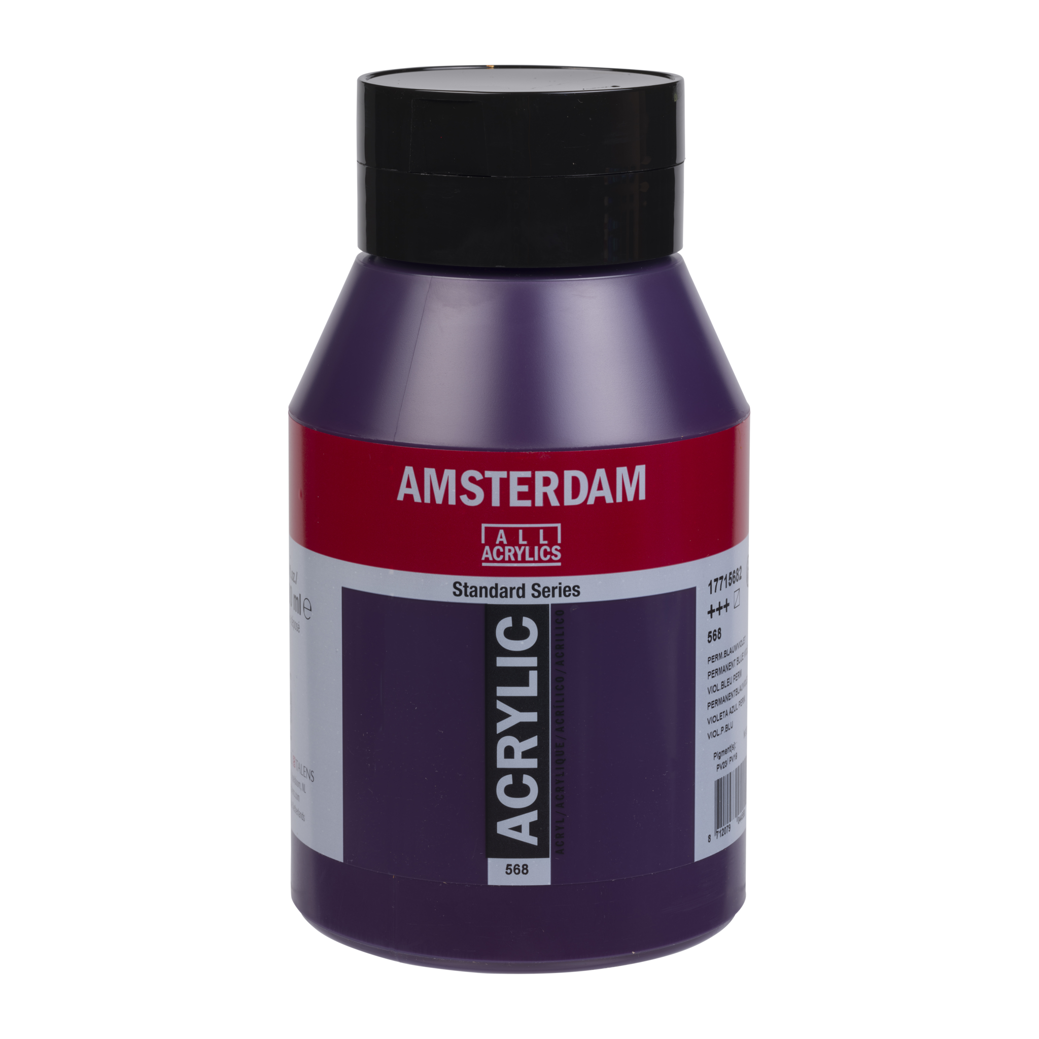 Amsterdam Standard Series Acrylverf Pot 1000 ml Permanentblauwviolet 568