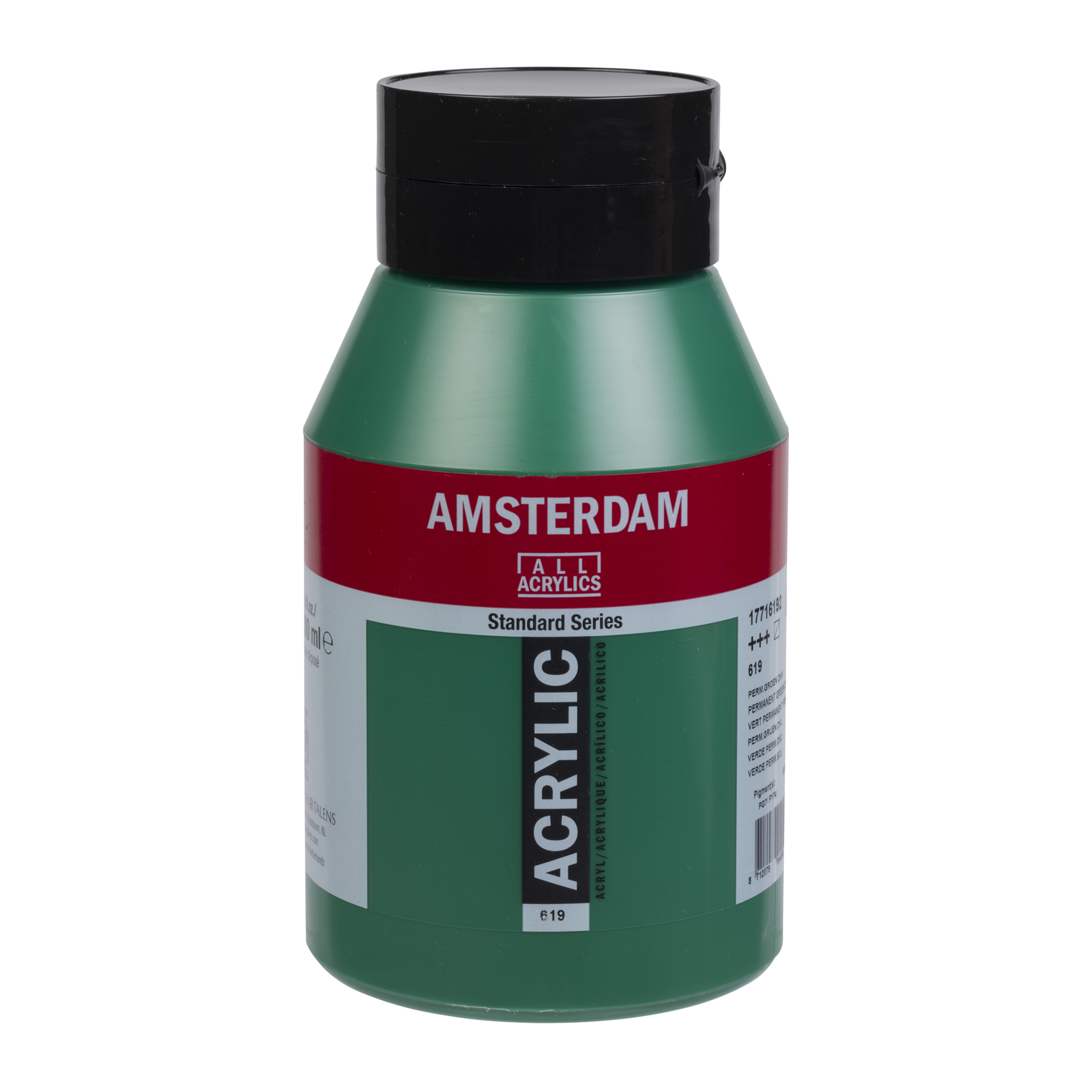 Amsterdam Standard Series Acrylverf Pot 1000 ml Permanentgroen Donker 619