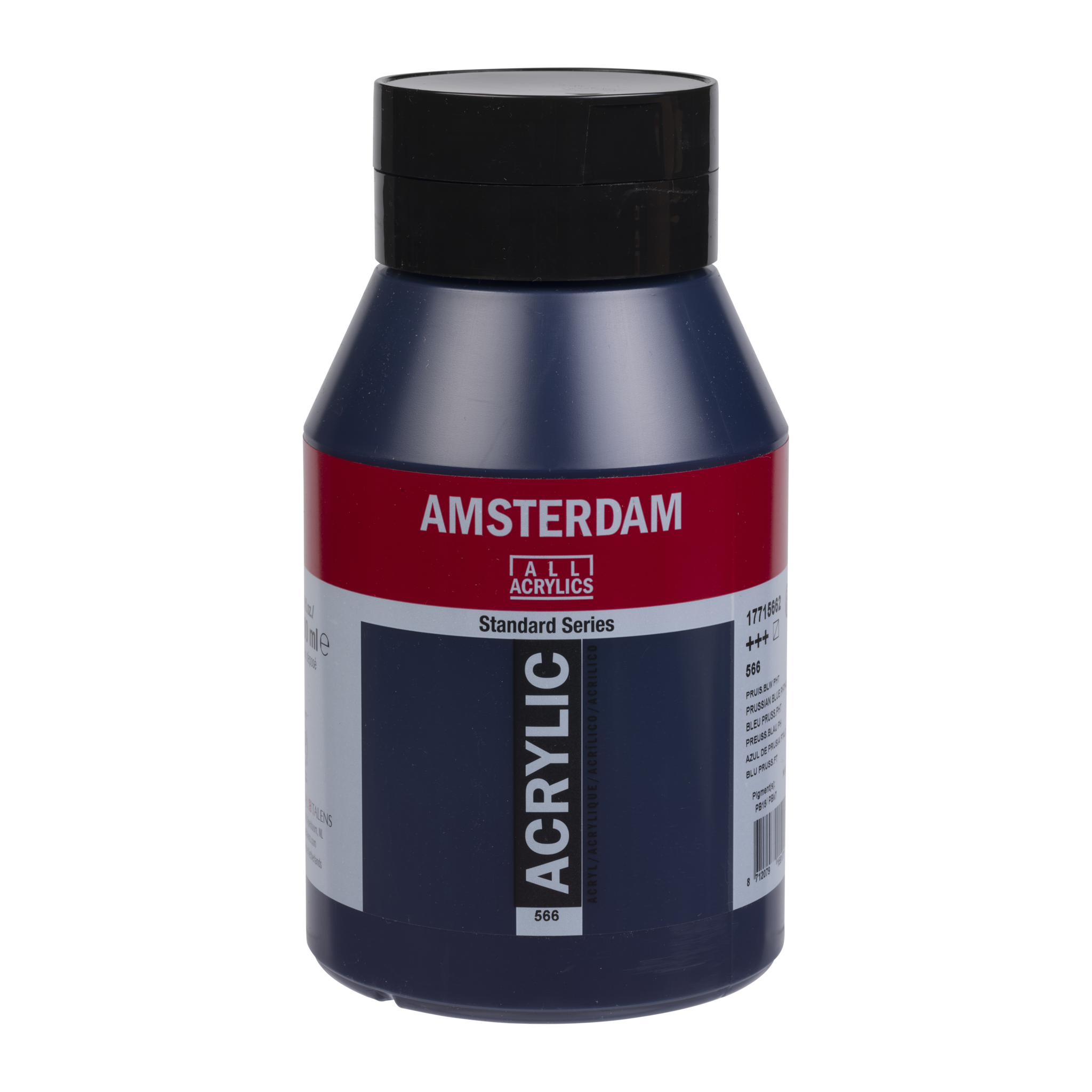 Amsterdam Standard Series Acrylic Paint Pot 1000 ml Prussian Blue (Phtalo) 566