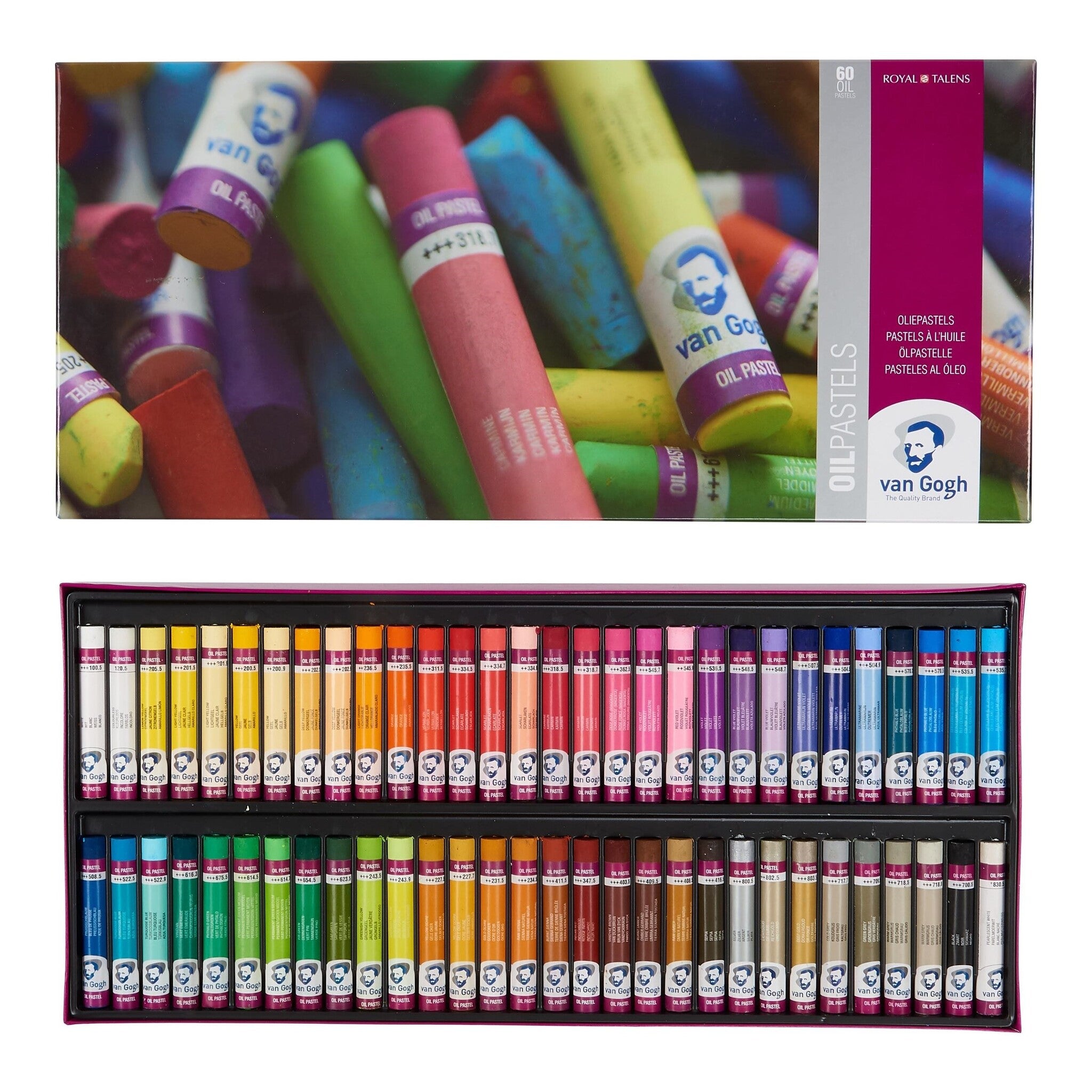 Van Gogh oil pastel set of 60 sticks