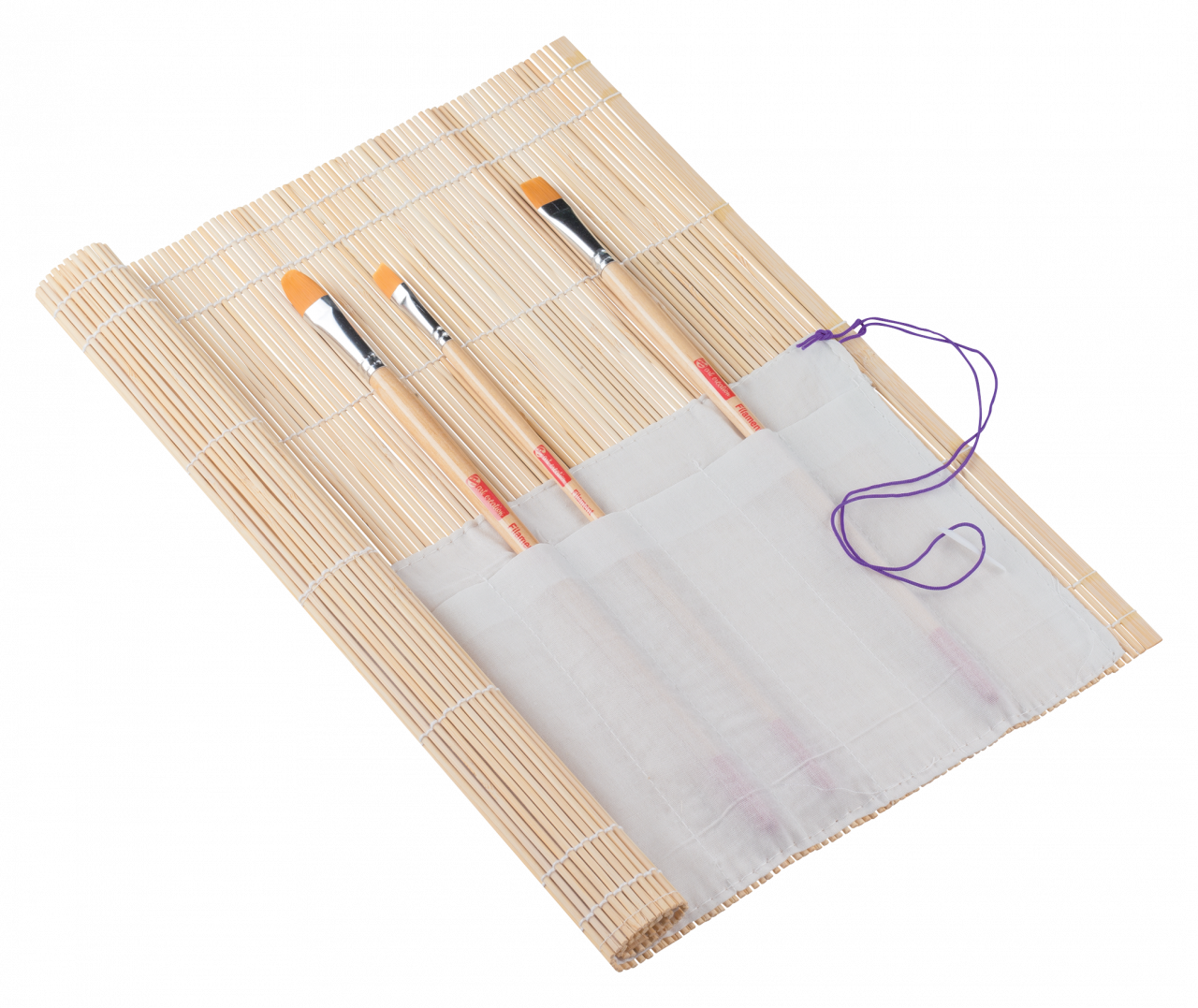 Bamboo brushes mat