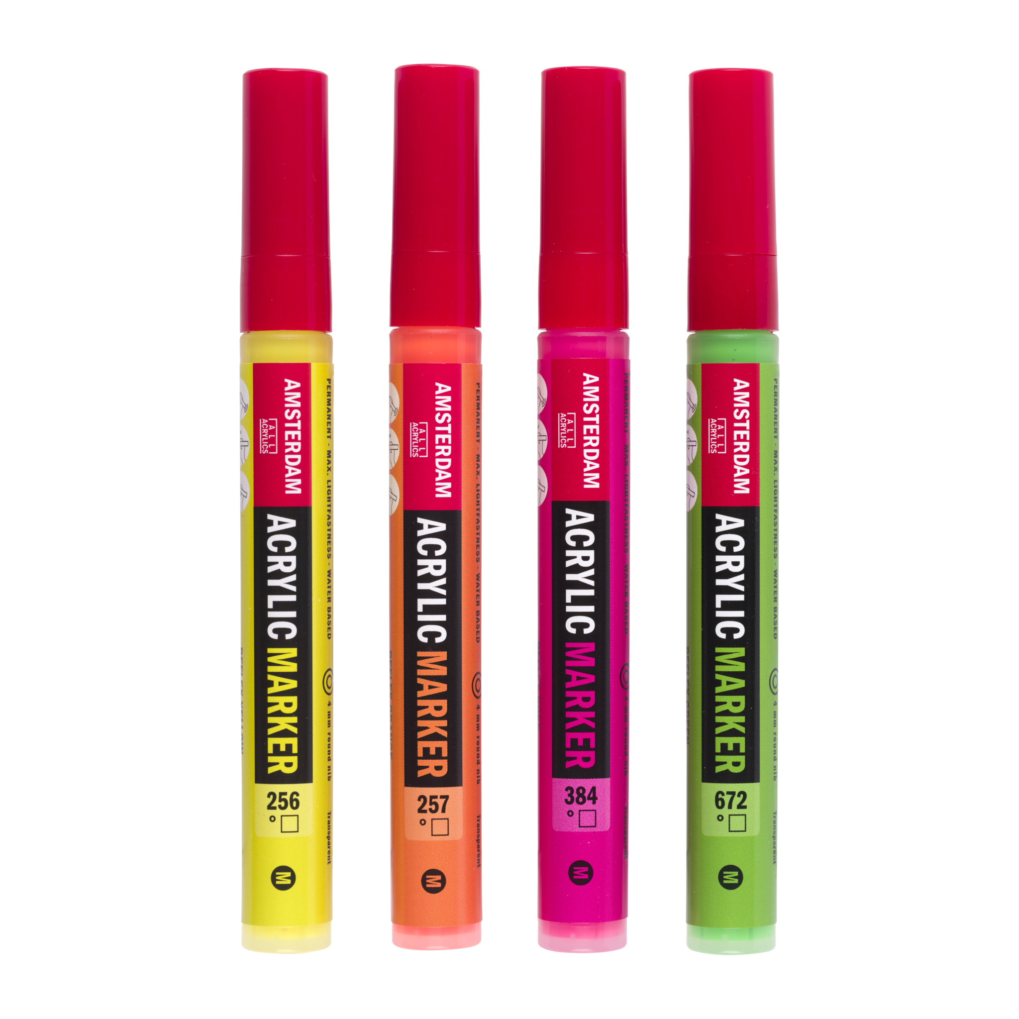 Amsterdam Acrylmarker reflex set | 4 kleuren