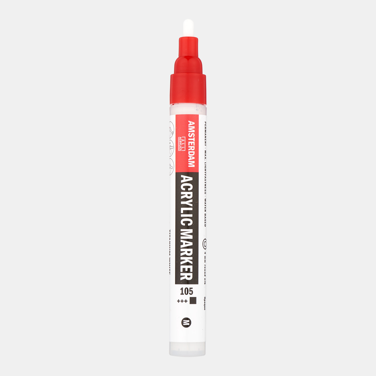 Amsterdam Acrylic Marker 4 mm Titaanwit 105