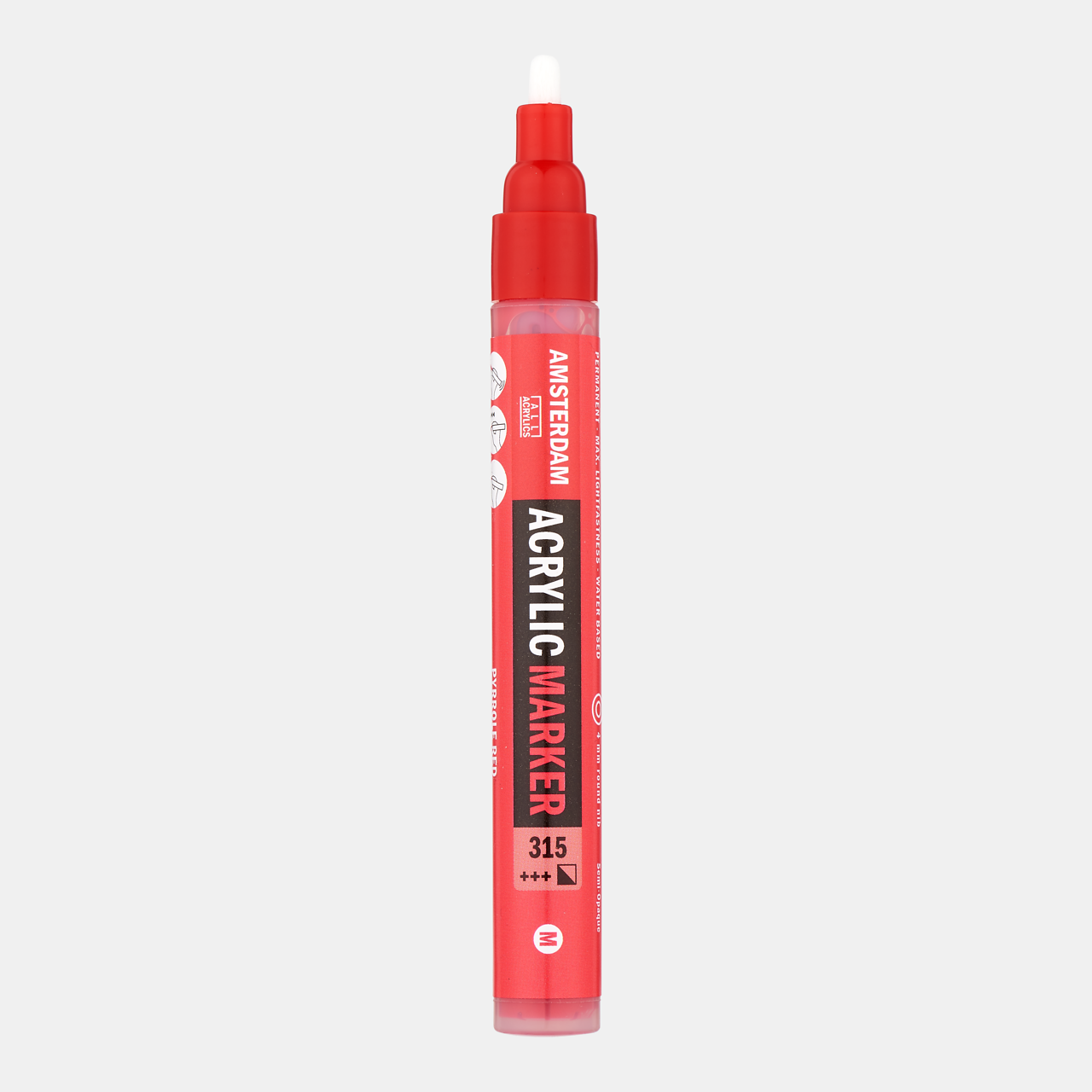 Amsterdam Acrylic Marker 4 mm Pyrrolerood 315