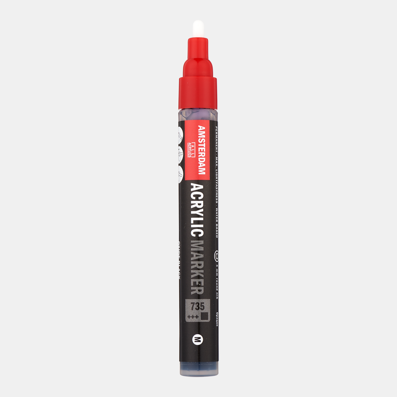 Amsterdam Acrylic Marker 4 mm Oxydzwart 735