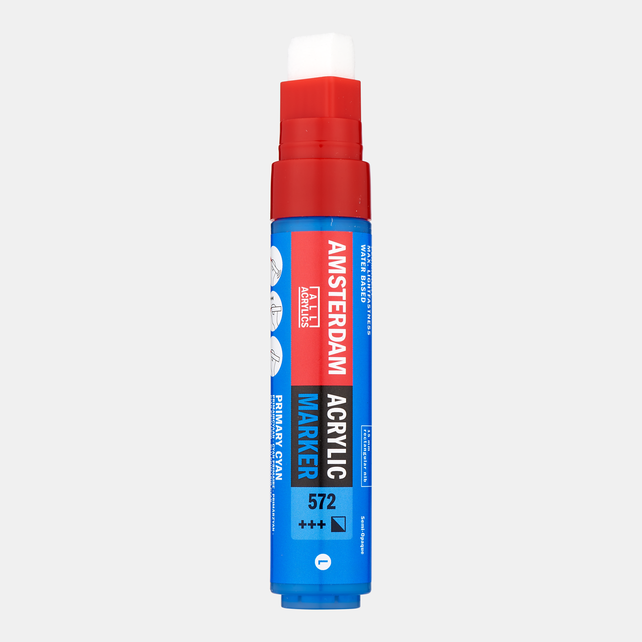 Amsterdam Acrylic Marker 15 mm Primaircyaan 572