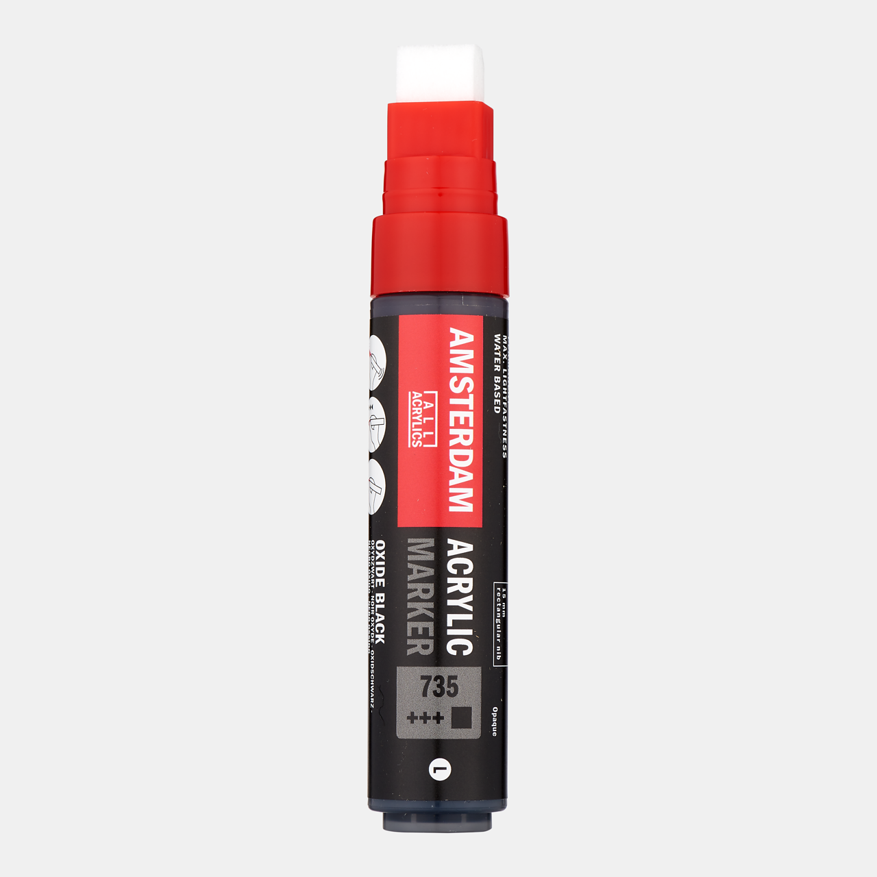 Amsterdam Acrylic Marker 15 mm Oxydzwart 735