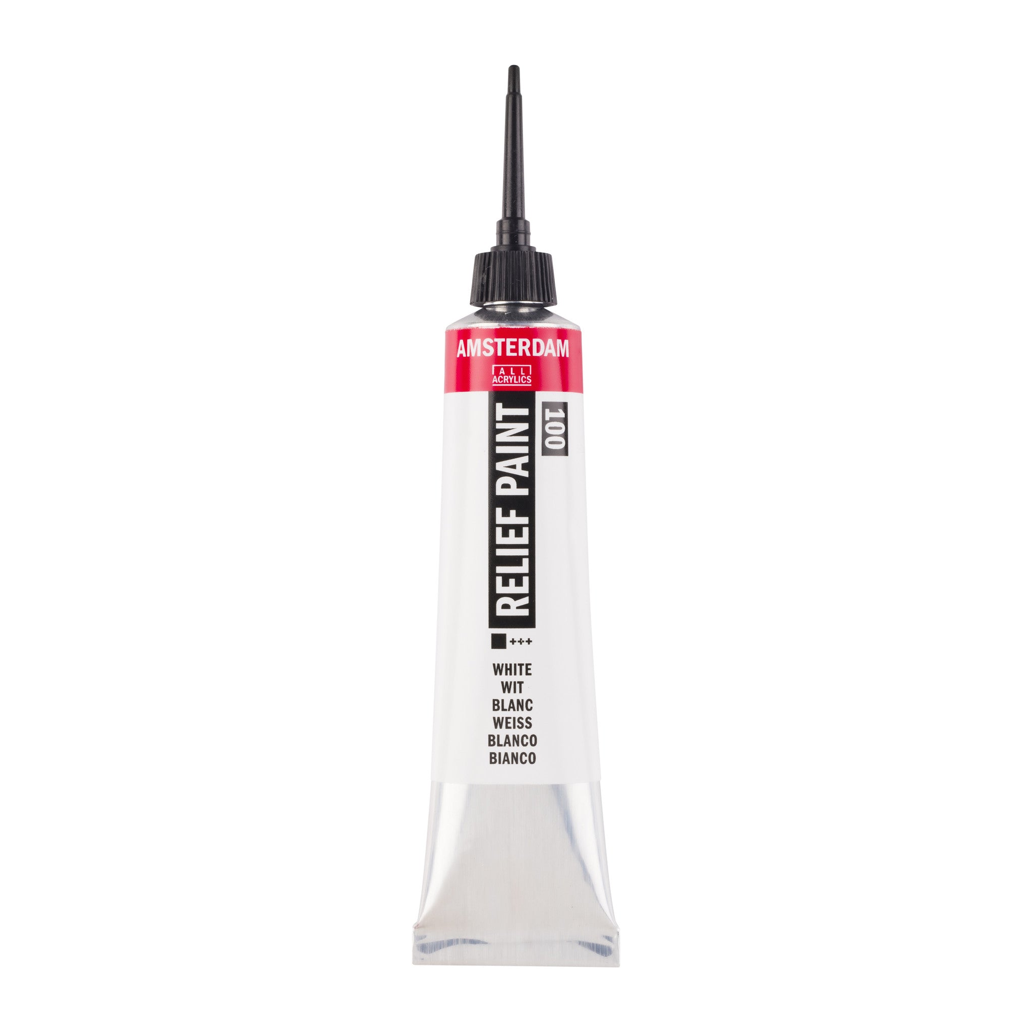 Amsterdam Reliëf Verf Tube 20 ml Wit 100