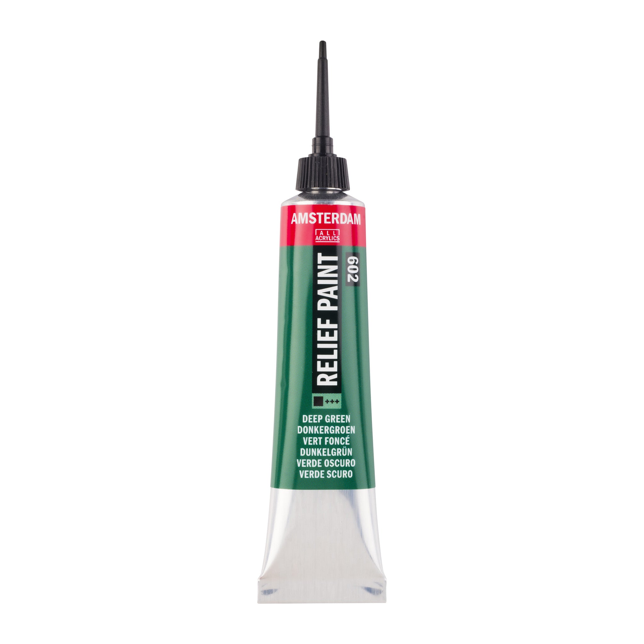 Amsterdam Reliëf Verf Tube 20 ml Donkergroen 602