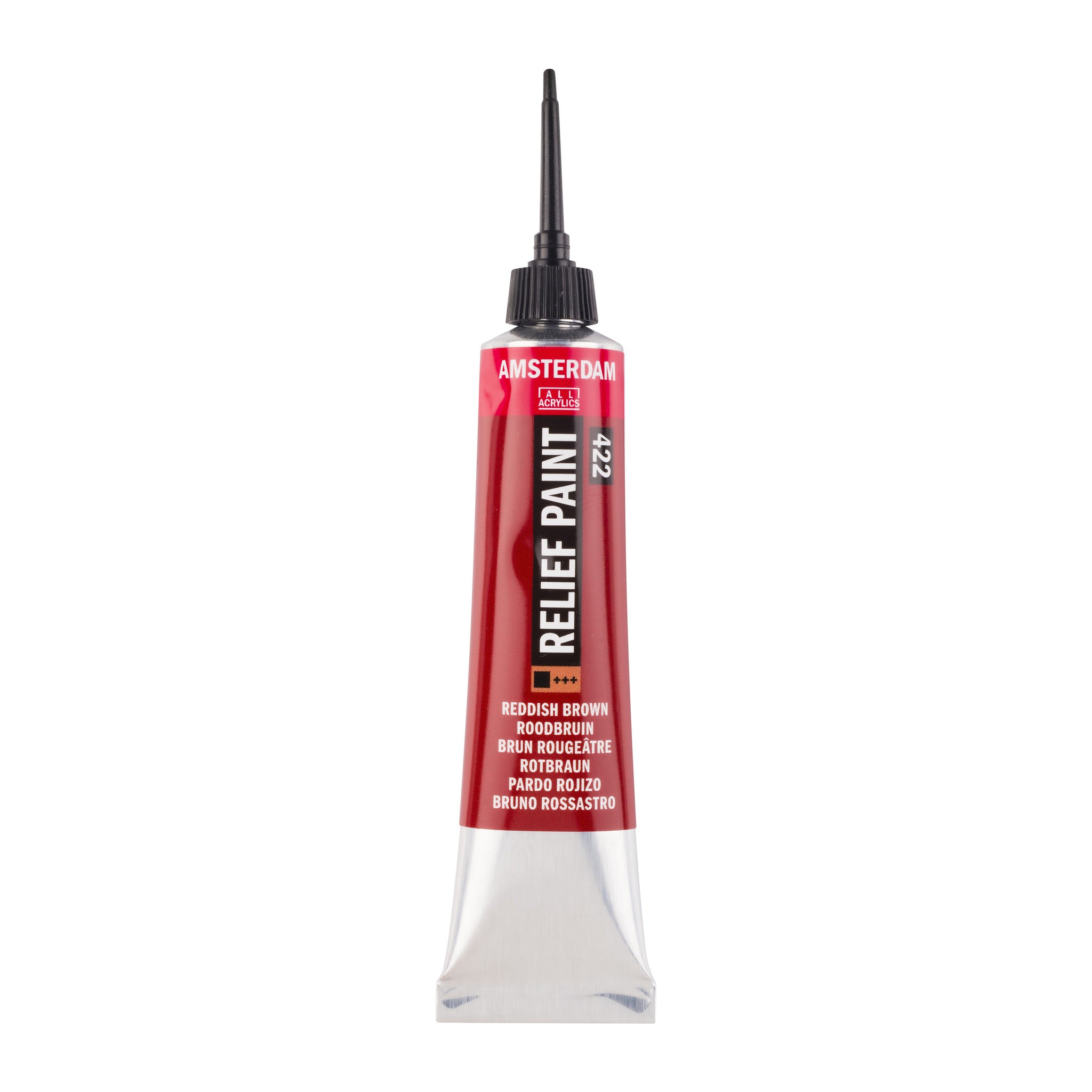Amsterdam Reliëf Verf Tube 20 ml Roodbruin 422