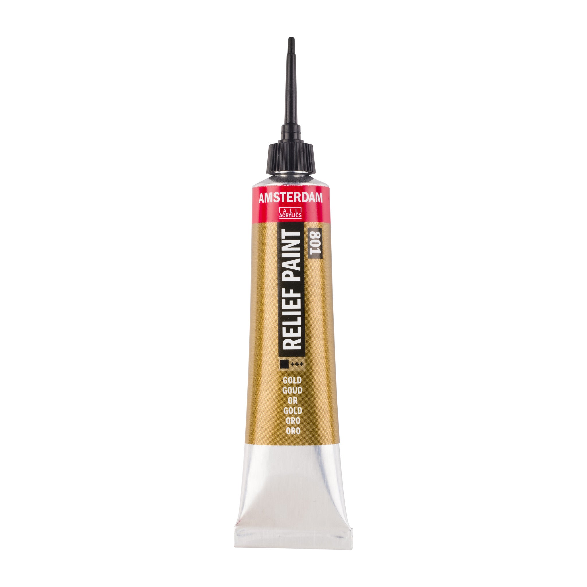 Amsterdam Reliëf Verf Tube 20 ml Goud 801
