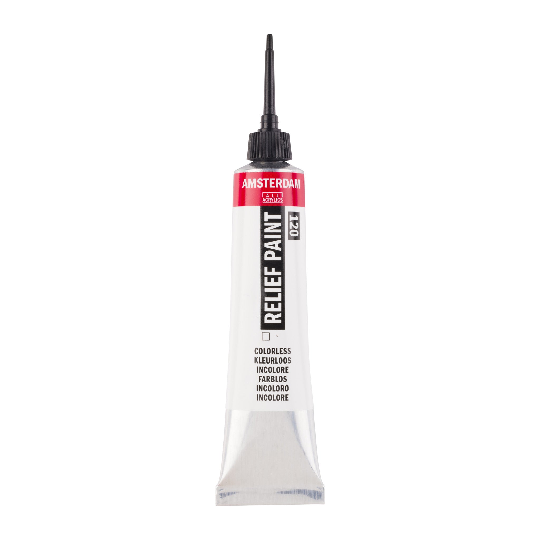 Amsterdam Reliëf Verf Tube 20 ml Kleurloos 120