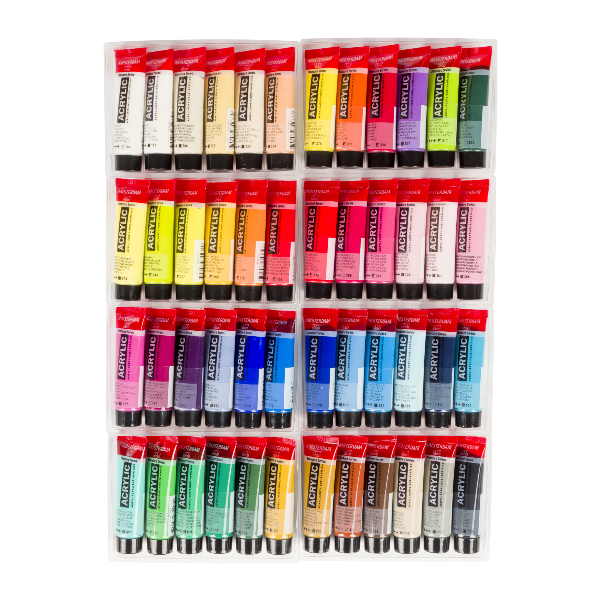 Amsterdam Standard Series acrylverf algemene selectie set | 48 × 20 ml 