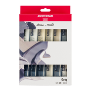 Amsterdam Standard Series acrylic paint set gray | 12 × 20 ml