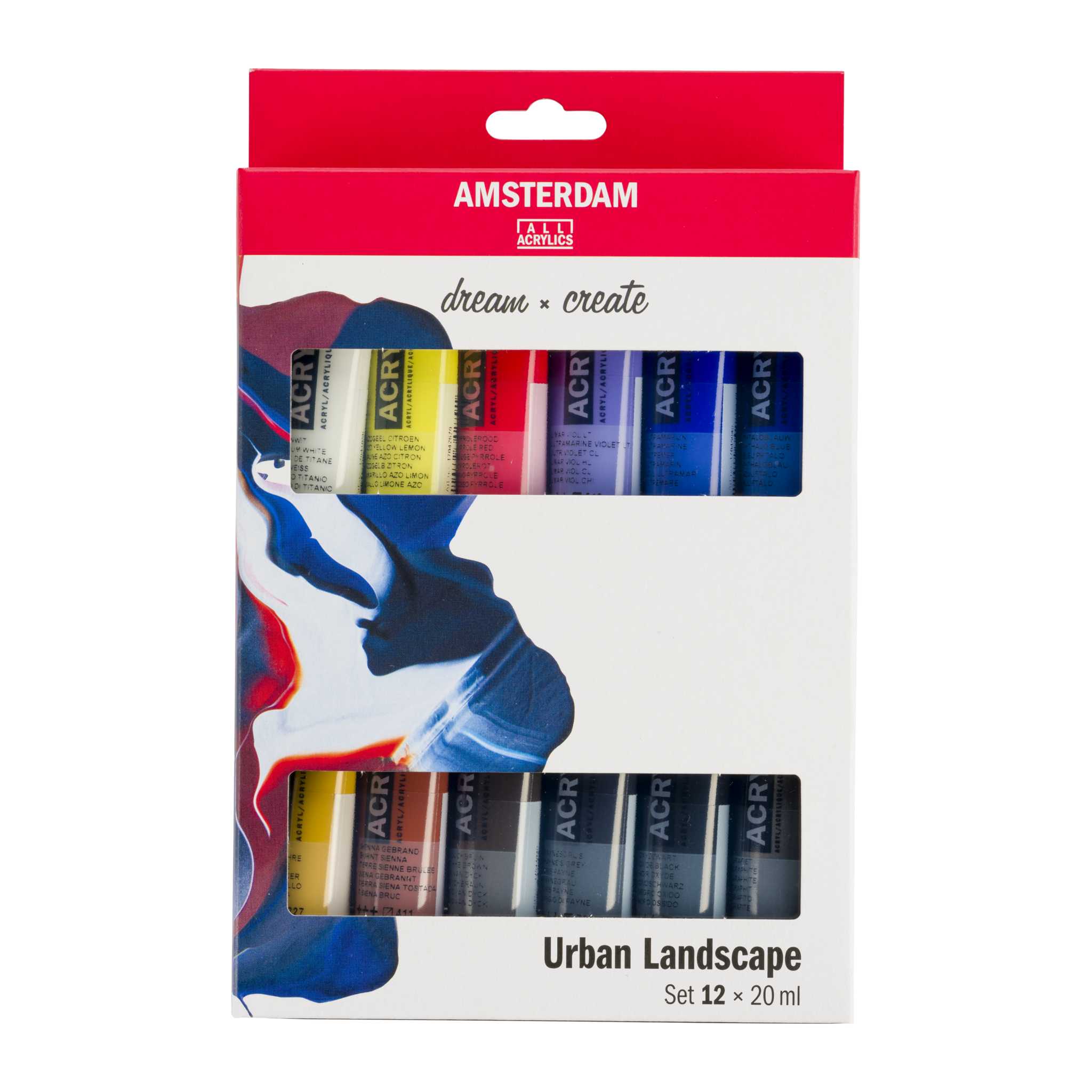 Amsterdam Standard Series acrylverf urban landschap set | 12 × 20 ml 