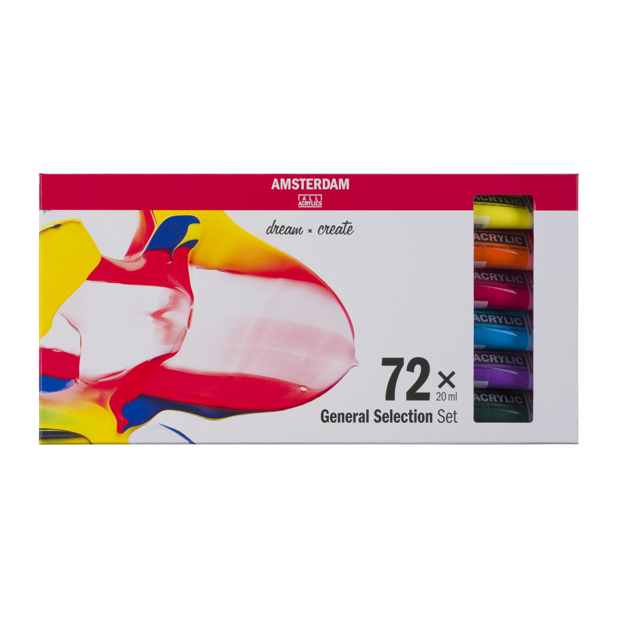 Amsterdam Standard Series acrylverf algemene selectie set | 72 × 20 ml 