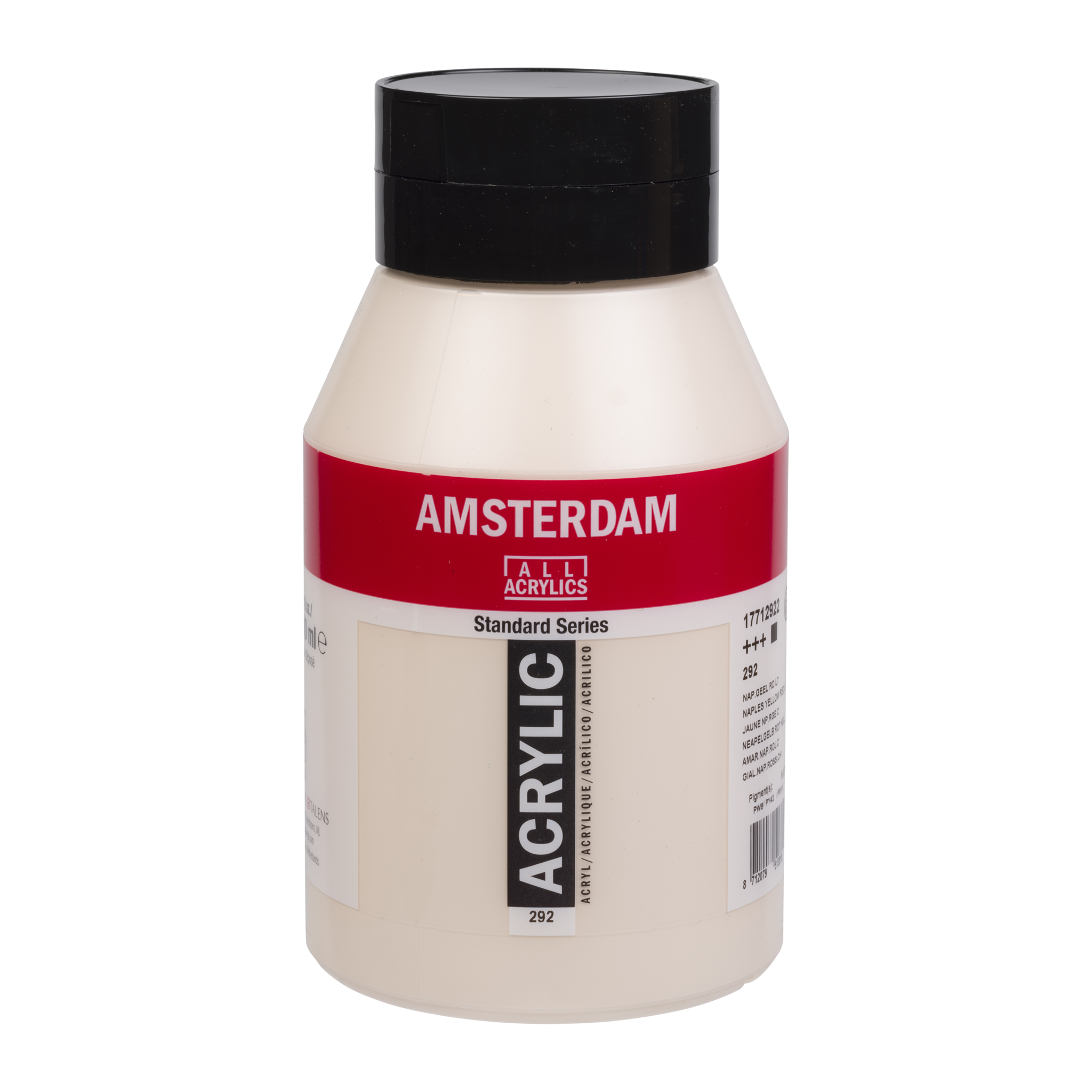 Amsterdam Standard Series Acrylverf Pot 1000 ml Napelsgeel Rood Licht 292