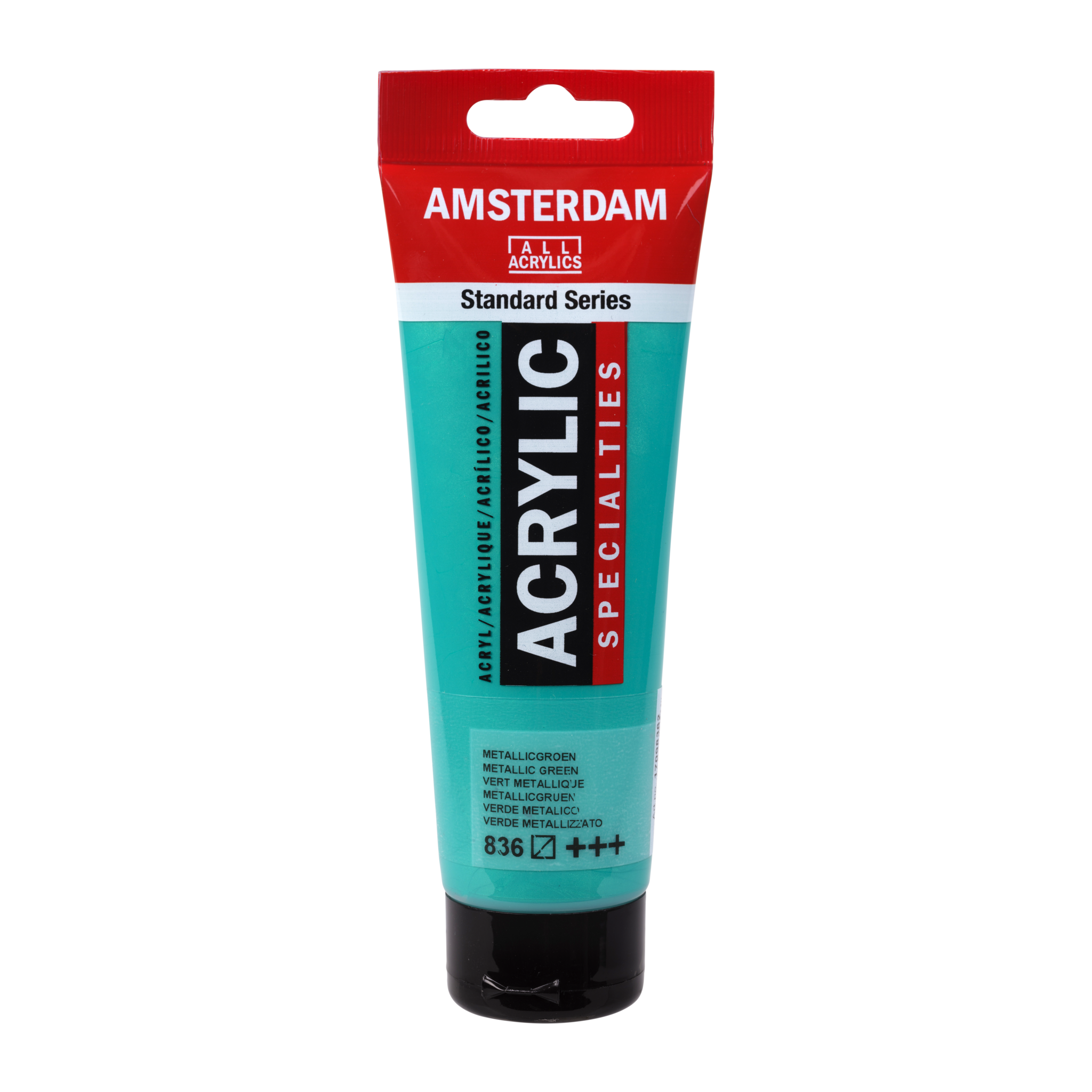 Amsterdam Standard Series Acrylic Paint Tube 120 ml Metallic Green 836