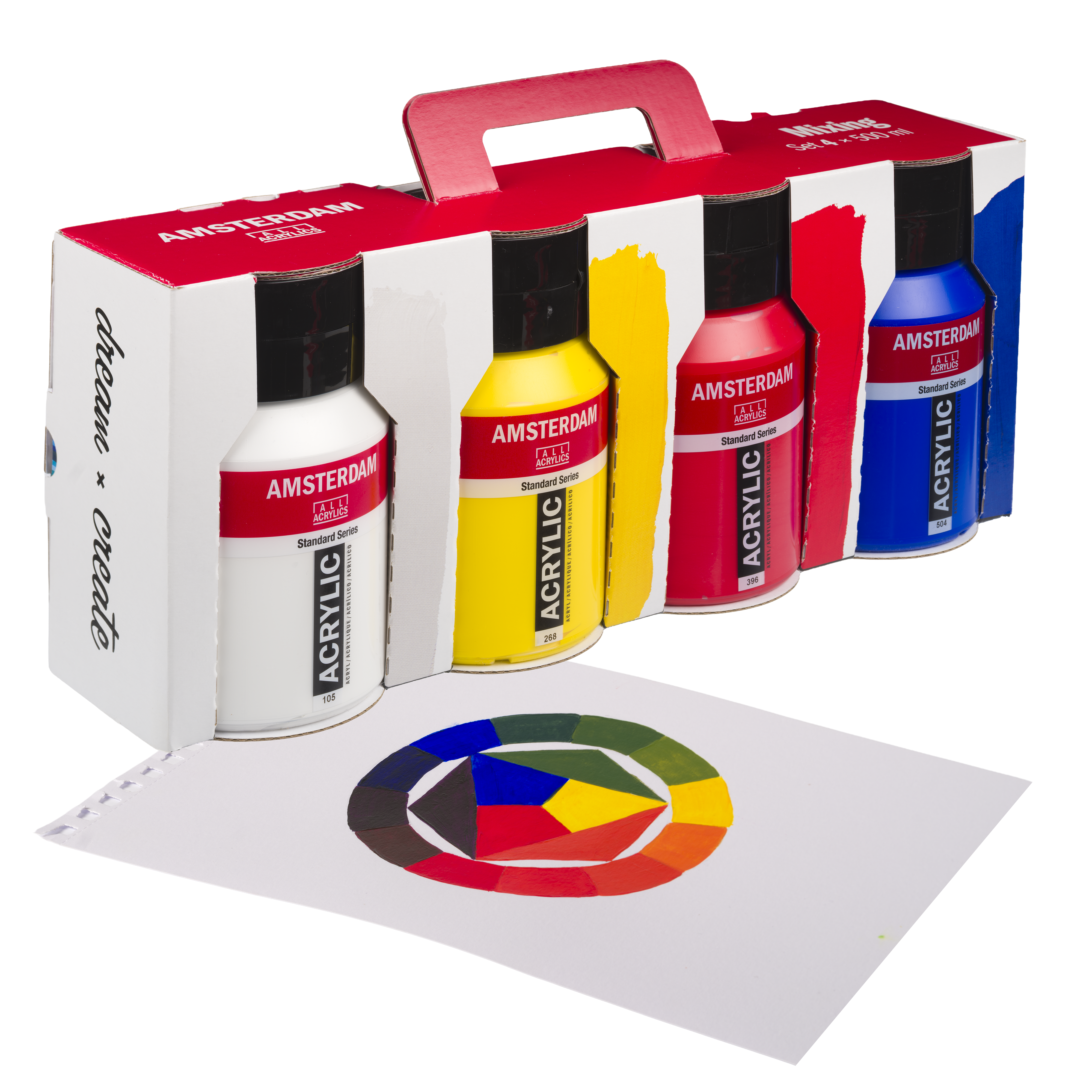 Amsterdam standard acrylverf 4 x 500ml mixing set