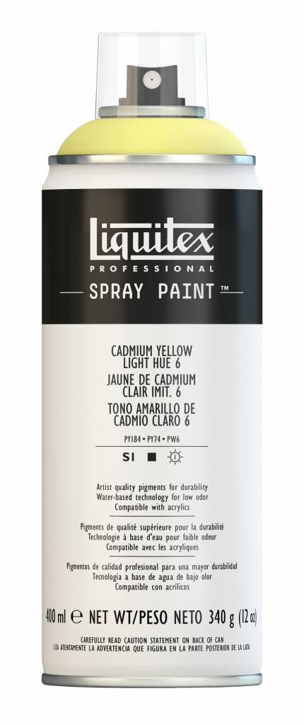 Liquitex acrylverf spuitbus 400ml Cadmium Yellow Light Hue 6 (6159)