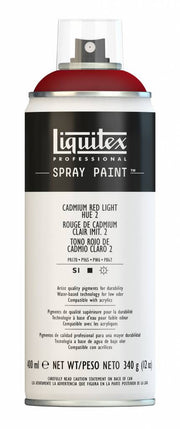 Liquitex acrylverf spuitbus 400ml Cadmium Red Light Hue 2 (2510)