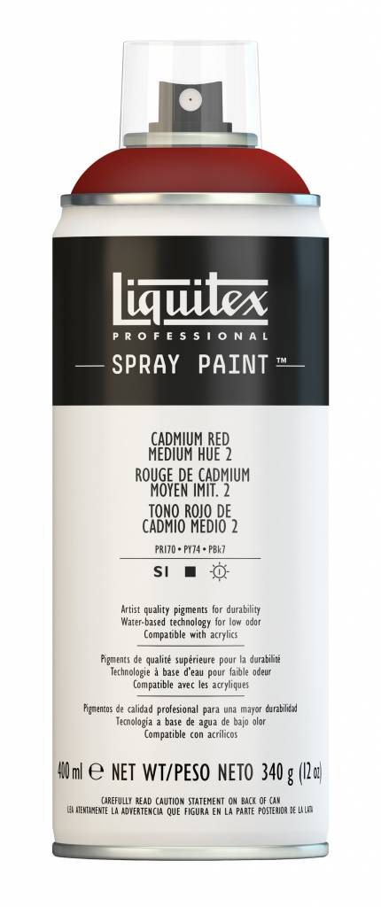 Liquitex acrylverf spuitbus 400ml Cadmium Red Medium Hue 2 (2151)
