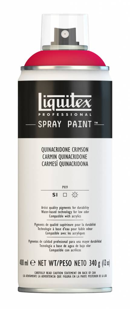 Liquitex acrylverf spuitbus 400ml Quinacridone Crimson (0110)