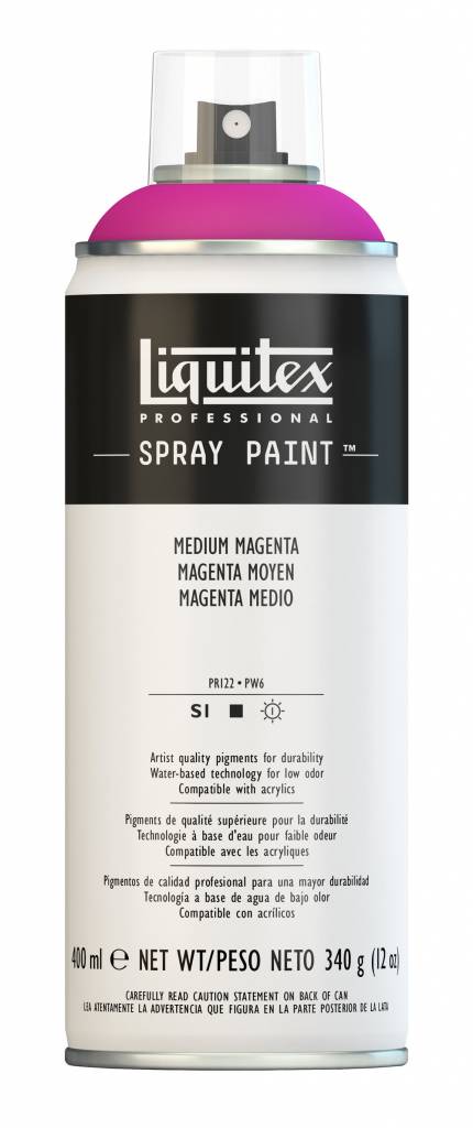 Liquitex acrylic paint spray can 400ml Medium Magenta (0500)