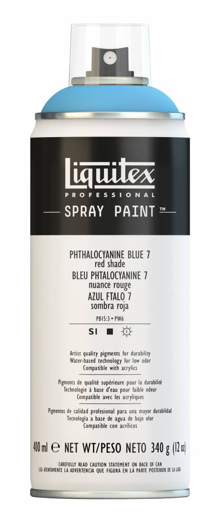 Liquitex acrylverf spuitbus 400ml Phthalo Blue 7 (Red shade) (7316)