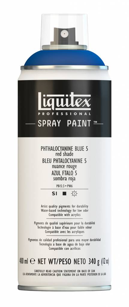 Liquitex acrylic paint spray can 400ml Phthalo Blue 5 (Red shade) (5316)