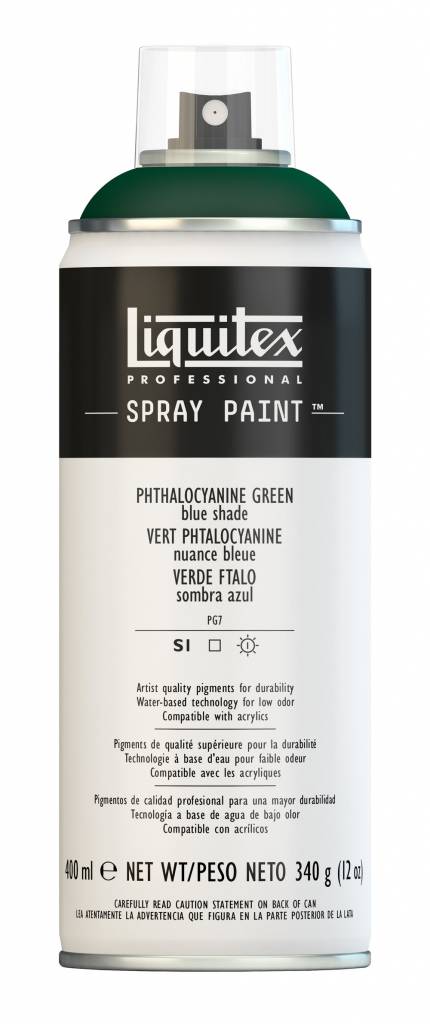 Liquitex acrylverf spuitbus 400ml Phthalo Green (Blue shade) (0317)